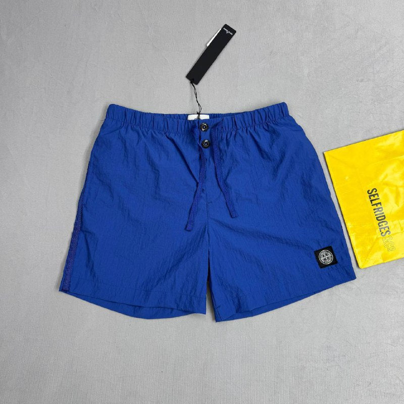 Stone Island Men's Luxury Garment-Dyed Engineered T-Shirt and Nylon Shorts Set AAA Quality Reps UK