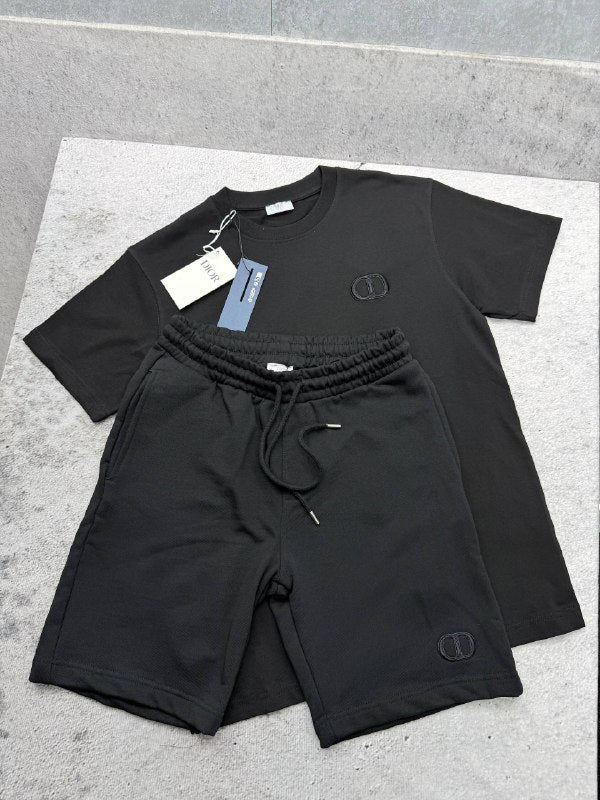 Dior Men's CD Icon T-Shirt and Sweat Shorts Set AAA Quality Reps UK