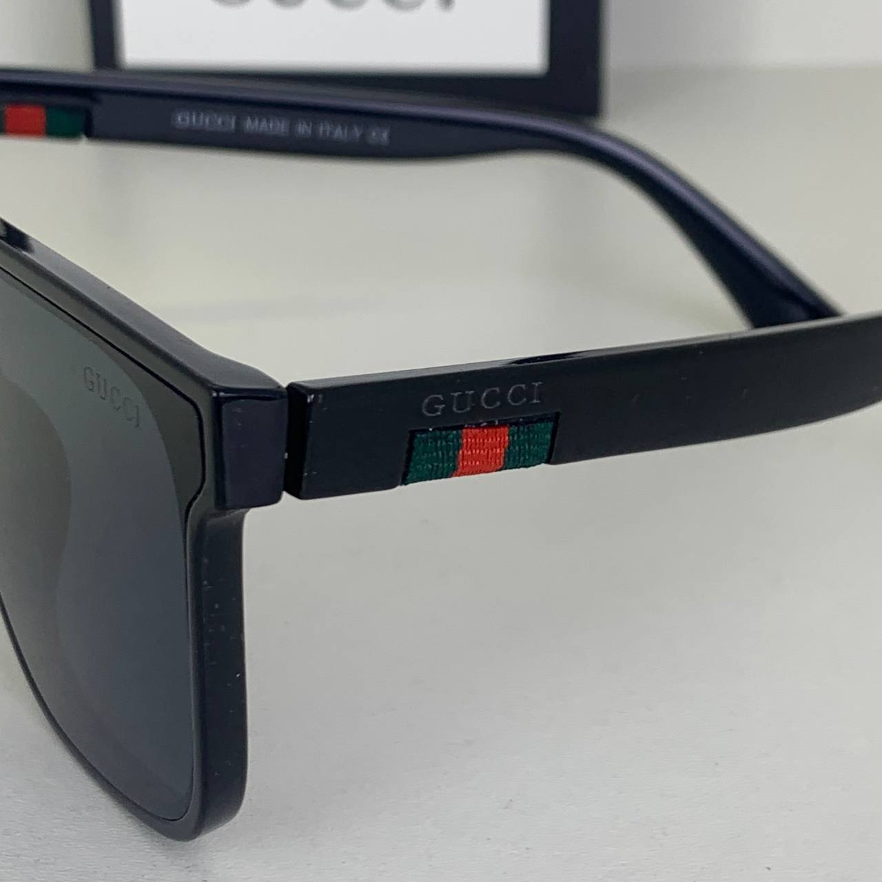 Gucci D-Frame Web Stripe Men Sunglasses UK Reps AAA Quality