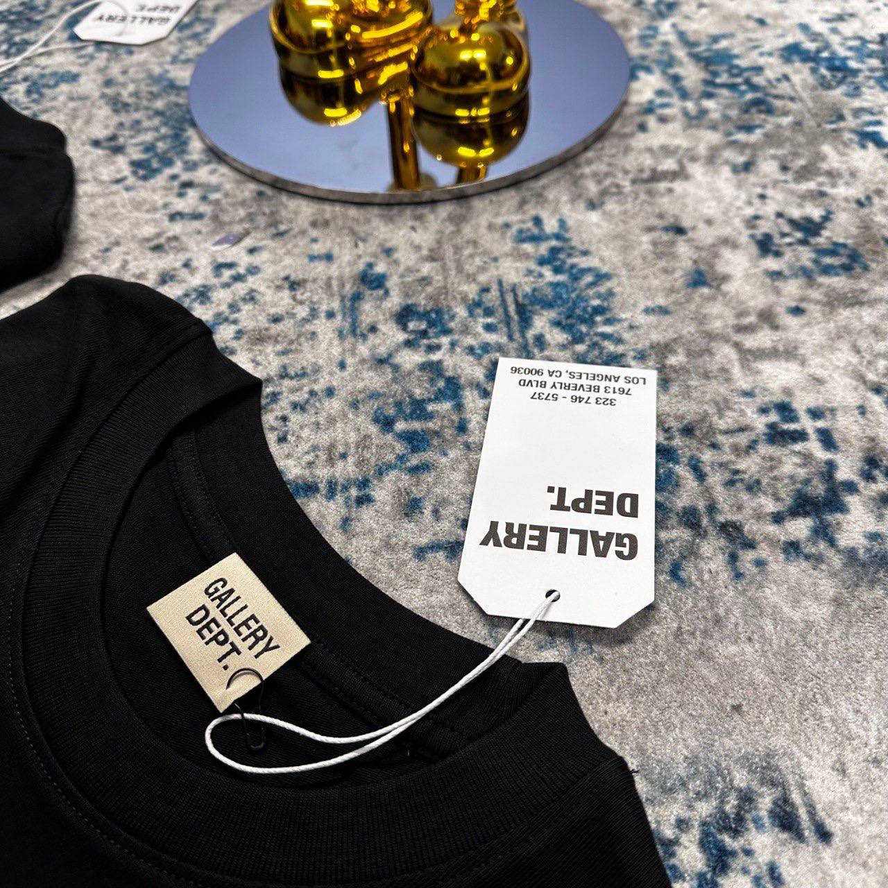 Gallery Dept. Black French T-Shirt UK Reps AAA Quality