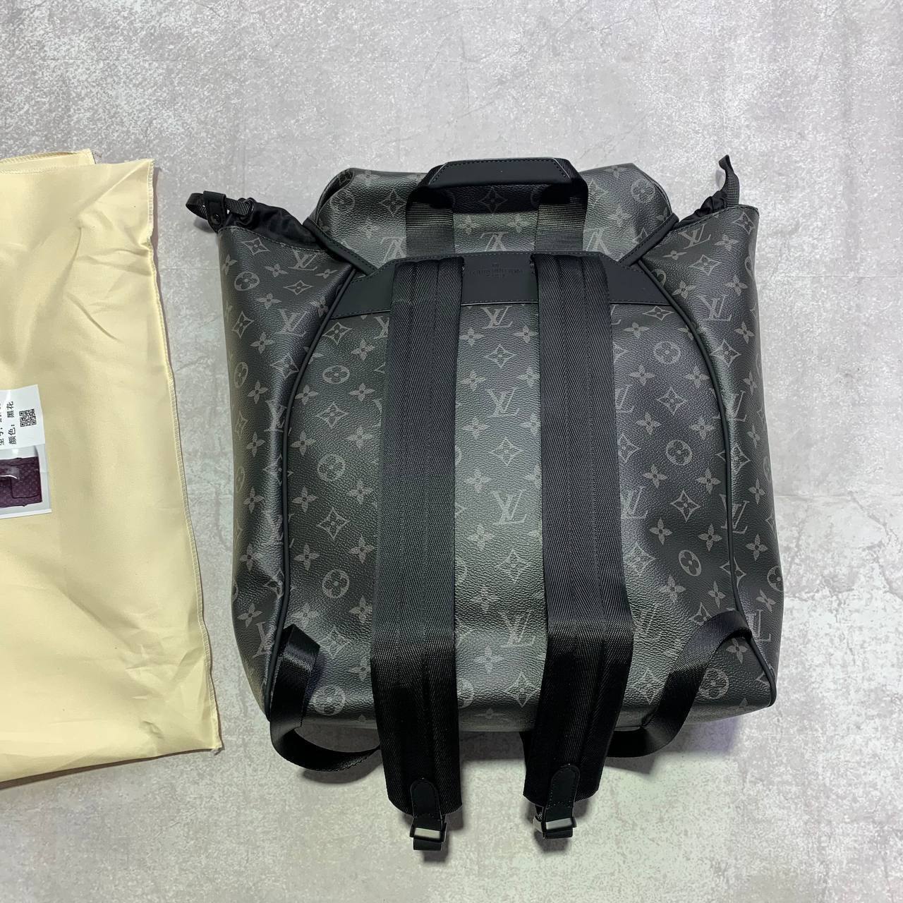 Louis Vuitton Trio Backpack Mens in Black Color UK Reps AAA Quality