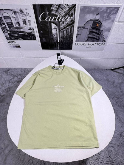 Stone Island Men's Luxury Compass Logo T-Shirt AAA Quality Reps UK
