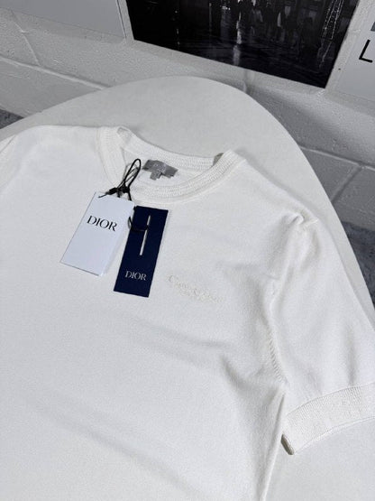 Dior Men's Luxury Knit Crewneck T-Shirt AAA Quality Reps UK