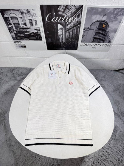 Casablanca Men's Luxury Knit Polo Shirt AAA Quality Reps UK