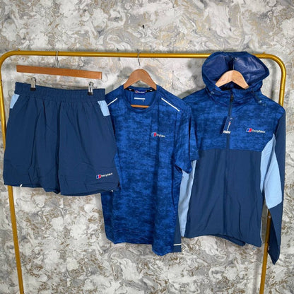 Berghaus Men's Camo Graphic 3-Piece Tracksuit and Activewear Set AAA Quality Reps UK
