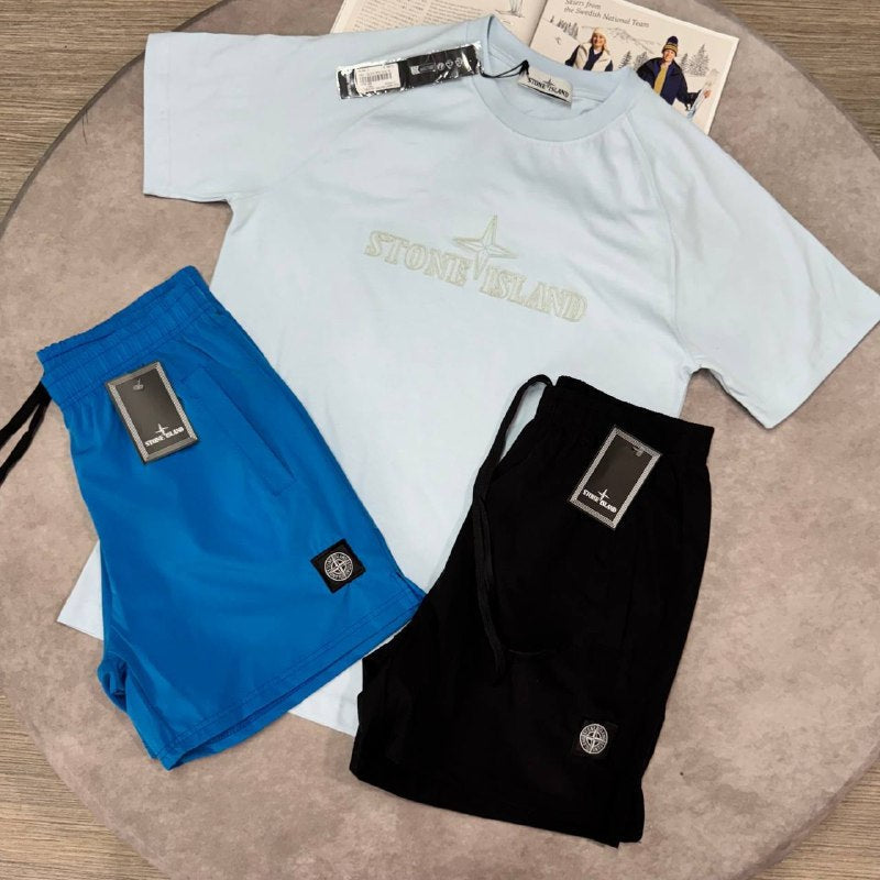 Stone Island Men's Compass Logo T-Shirts and Shorts Collection AAA Quality Reps UK