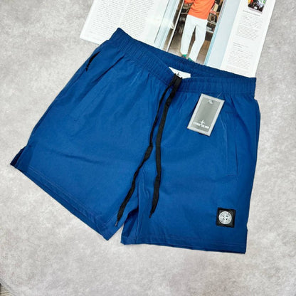 Stone Island Men's Compass Patch Casual Drawstring Shorts Collection AAA Quality Reps UK