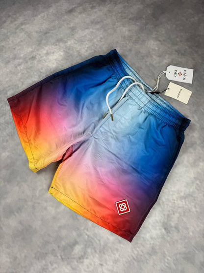 Casablanca Men's Sunset Gradient Drawstring Swim Shorts AAA Quality Reps UK