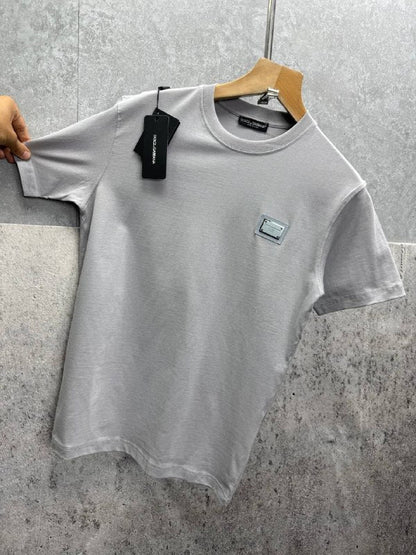 Dolce & Gabbana Men's Plaque Logo T-Shirt AAA Quality Reps UK