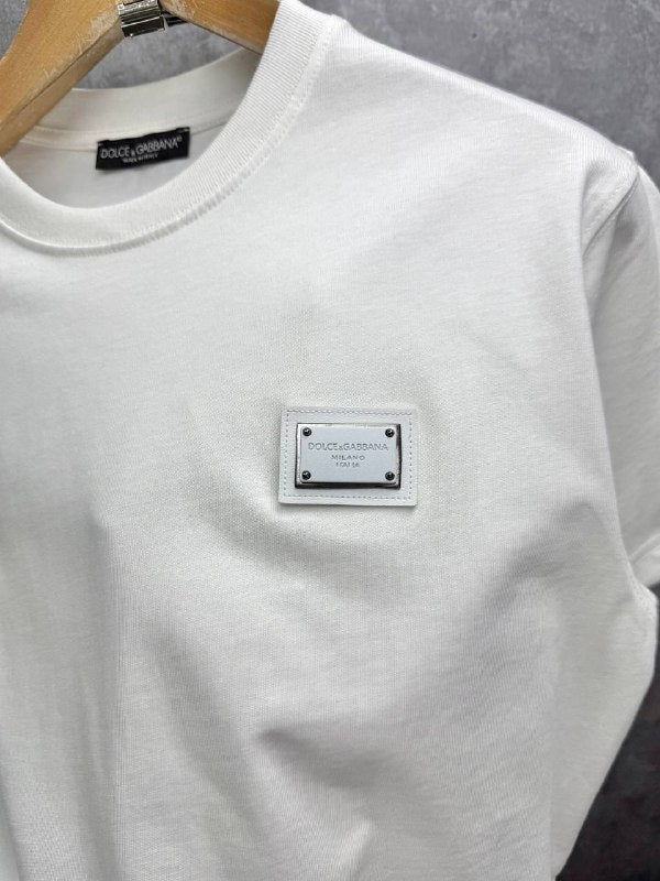 Dolce & Gabbana Men's Plaque Logo T-Shirt AAA Quality Reps UK