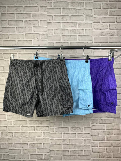 DIOR Oblique Technical Canvas Men's Cargo Swim Shorts AAA Quality Reps UK