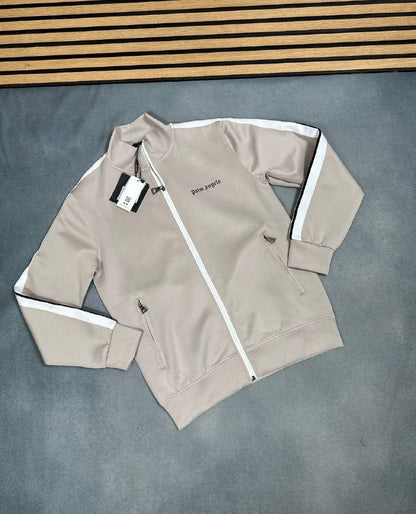 Palm Angels Classic Tracksuit Set - Light Beige & White AAA Quality Reps UK