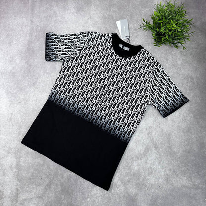 Dior Oblique Gradient Monogram Cotton Jersey T-Shirt AAA Quality Reps UK