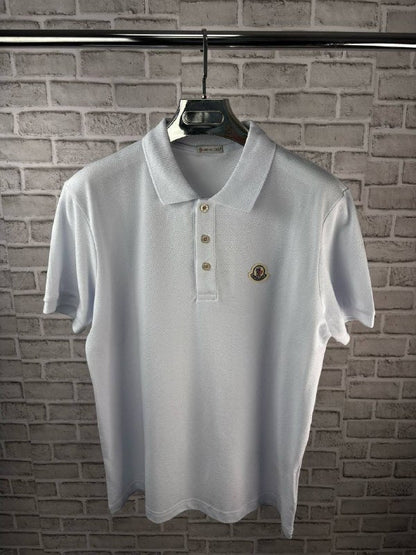 Moncler Classic Logo Cotton Piqué Polo Shirts AAA Quality Reps UK