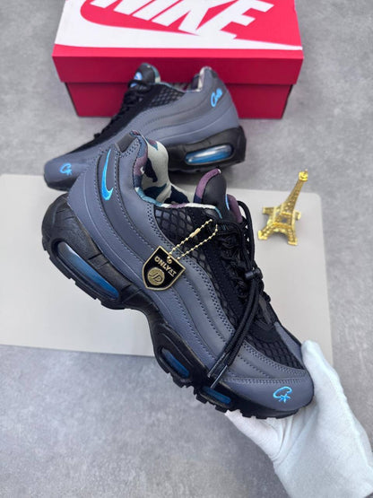 Nike Air Max 95 OG "Black/Game Royal" Retro Running Shoes AAA Quality Reps UK