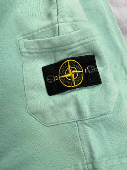 Stone Island Garment-Dyed Fleece Bermuda Cargo Shorts Collection AAA Quality Reps UK