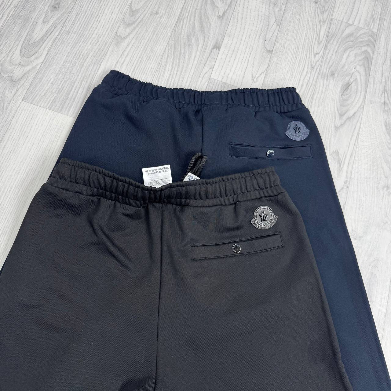 Moncler Tonal Rubber Logo Patch Full-Zip Tracksuit Set AAA Quality Reps UK