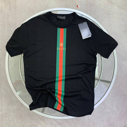 Gucci Cotton Jersey T-Shirt with Print in black AAA Quality UK Reps