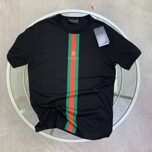 Gucci Cotton Jersey T-Shirt with Print in black AAA Quality UK Reps