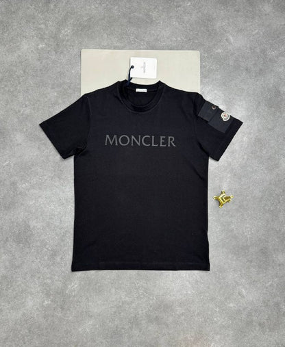 Moncler Men's Core Logo Luxury Cotton T-Shirt AAA Quality Reps UK