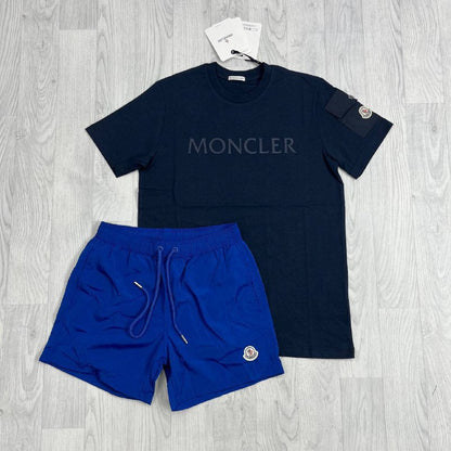 Moncler Men's Luxury Summer Outfit T-Shirt & Swim Shorts AAA Quality Reps UK