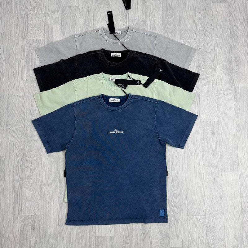 Stone Island Men’s Garment-Dyed Cotton T-Shirts AAA Quality Reps UK