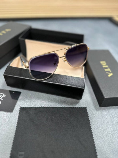 Dita Men's Luxury Gold Frame Aviator Sunglasses AAA Quality Reps UK