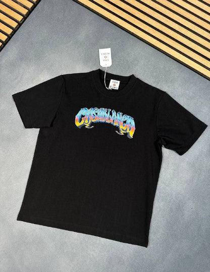 Casablanca Psychedelic Airbrush Logo T-Shirts AAA Quality Reps UK