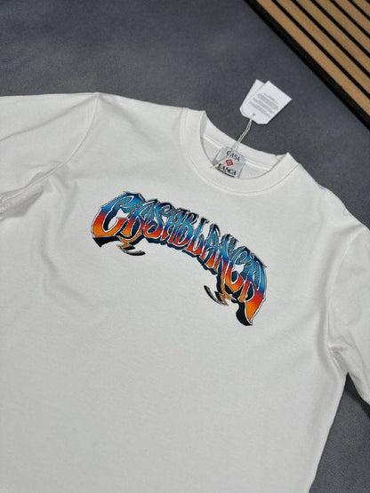 Casablanca Psychedelic Airbrush Logo T-Shirts AAA Quality Reps UK