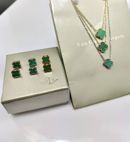 Van Cleef & Arpels Neckles & Earrings Set Collection AAA Quality Reps UK