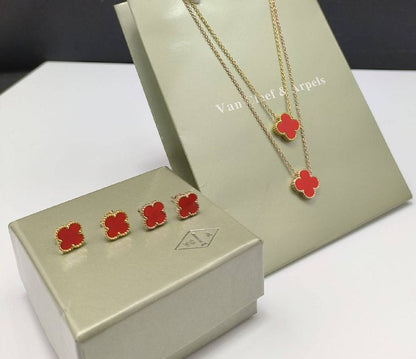 Van Cleef & Arpels Neckles & Earrings Set Collection AAA Quality Reps UK