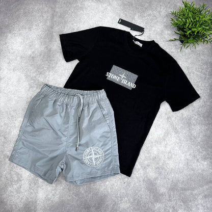 Stone Island Men's Luxury Compass Logo T-Shirts & Technical Shorts AAA Quality Reps UK
