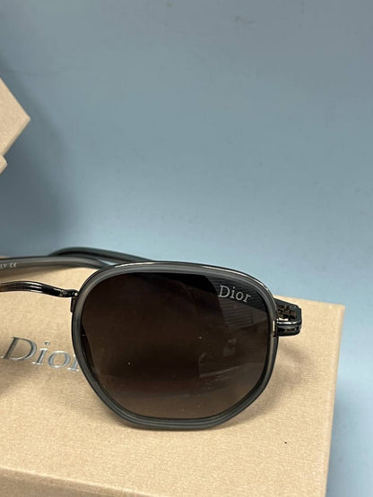 Dior Men's Geometric Luxury Aviator Sunglasses Twin Set AAA Quality Reps UK
