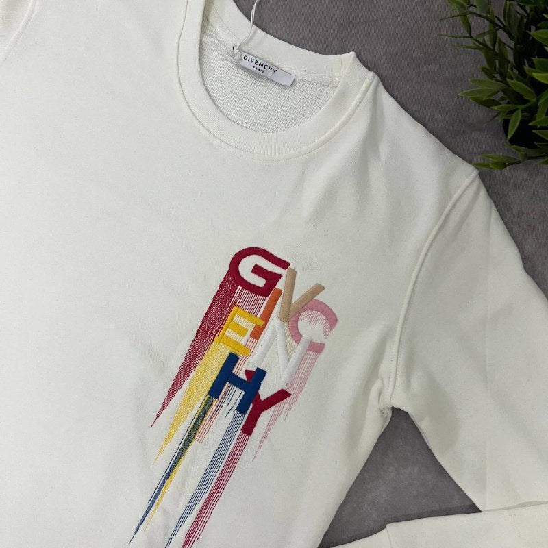 Givenchy Men's Vertical Streaks Graphic Sweatshirt AAA Quality Reps UK
