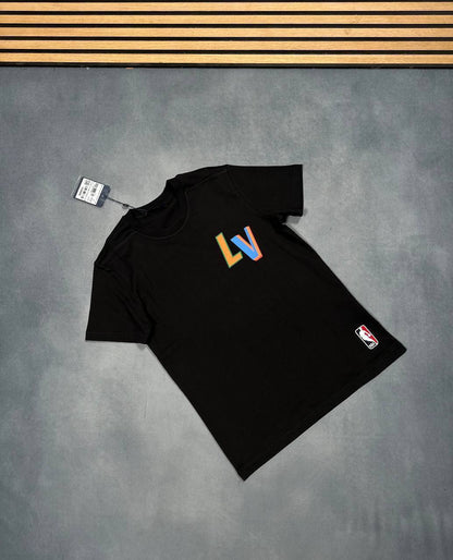 Louis Vuitton x NBA Logo Cotton T-Shirt in 2 Colors UK Reps AAA Quality