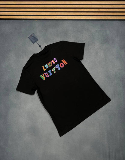 Louis Vuitton x NBA Logo Cotton T-Shirt in 2 Colors UK Reps AAA Quality