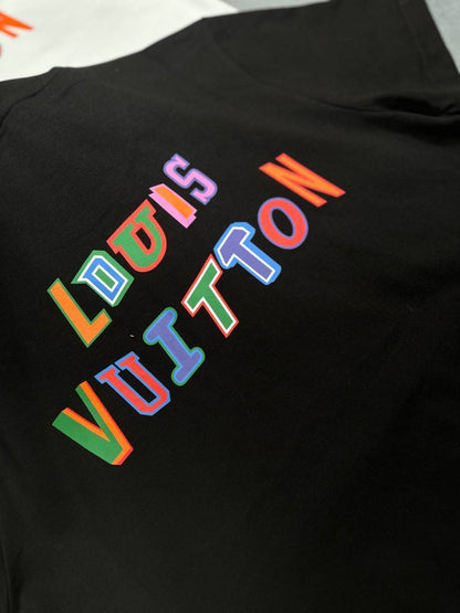 Louis Vuitton x NBA Logo Cotton T-Shirt in 2 Colors UK Reps AAA Quality