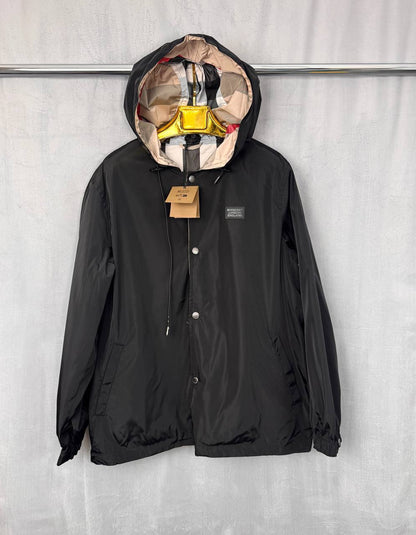 Burberry Men's Reversible Vintage Check Hooded Jacket AAA Quality Reps