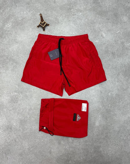Prada Men's Luxury Re-Nylon Logo Swim Shorts Collection AAA Quality Reps UK