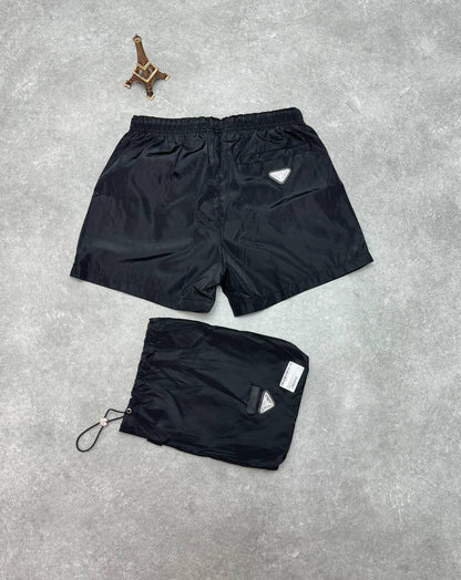Prada Men's Luxury Re-Nylon Logo Swim Shorts Collection AAA Quality Reps UK
