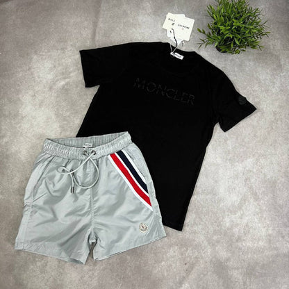 Moncler Men's Summer Casual T-Shirt and Shorts Set AAA Quality Reps UK