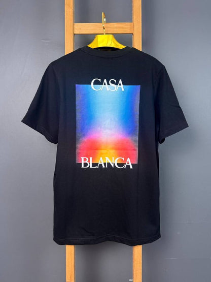 Casablanca Men's Luxury Gradient Square Logo T-Shirt AAA Quality Reps UK