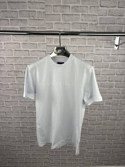 Canada Goose Men's Luxury Embroidered Wordmark T-Shirt AAA Quality Reps UK