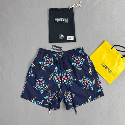 Vilebrequin Men's Luxury Jeweled Sea Turtle Luxury Swim Shorts AAA Quality Reps UK