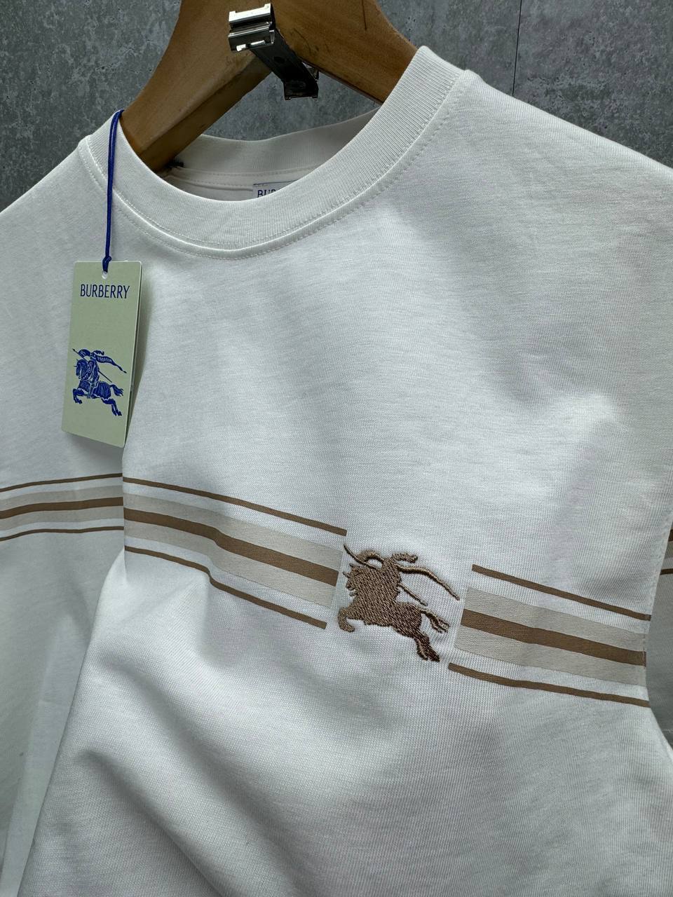 Burberry EKD Striped Cotton T-Shirt UK Reps AAA Quality