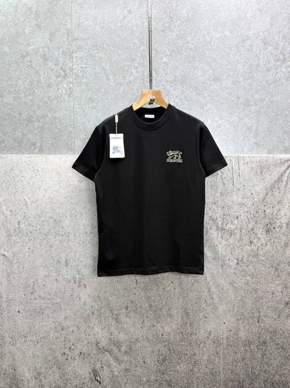 Burberry Logo Embroidered Cotton T-Shirt UK Reps AAA Quality