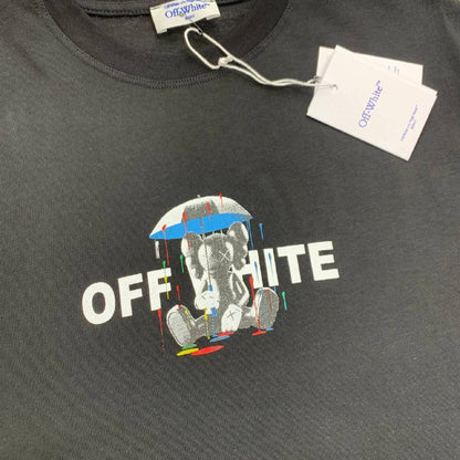 Off-White Men's Luxury Umbrella Bear Graphic T-Shirt AAA Quality Reps UK