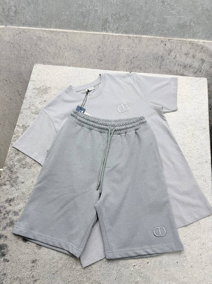 Dior Men's CD Icon T-Shirt and Sweat Shorts Set AAA Quality Reps UK