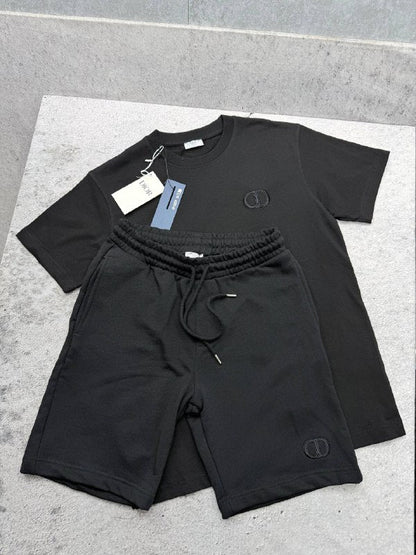 Dior Men's CD Icon T-Shirt and Sweat Shorts Set AAA Quality Reps UK
