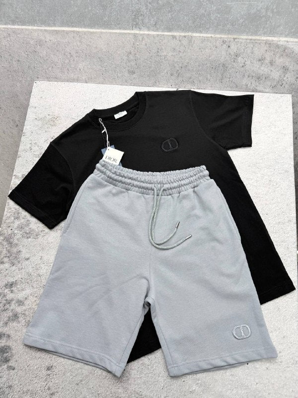 Dior Men's CD Icon T-Shirt and Sweat Shorts Set AAA Quality Reps UK